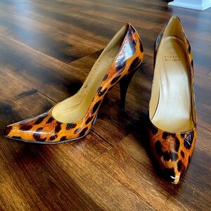 STUART WEITZMAN cheetah heels 8.5